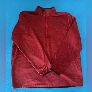 Under Armour Men's Red Quarter-Zip sweatshirt